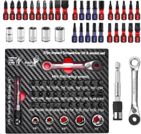 EVM037SAE GEINXURN Impact Screwdriver Bit Socket Mini Wrench