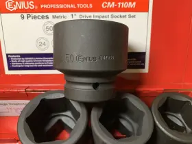 CM-110M GENIUS TOOLS Drive Impact Socket Set #2