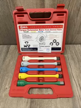 668233870625 GENIUS TOOLS Torque Extension Bar Set