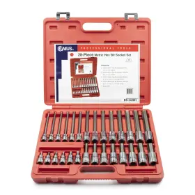 BS-3428H GENIUS TOOLS Hex Bit Socket Set Drive