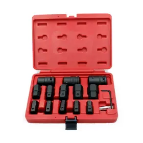 BS-614H GENIUS TOOLS Hex Bit Socket Set Drive Steel Du