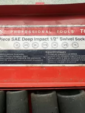 TG-215-D GENIUS TOOLS Impact Swivel Socket #2