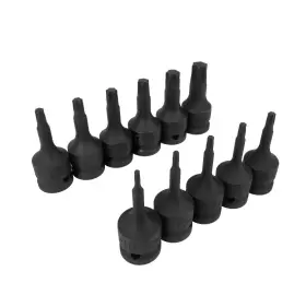 TX-411 GENIUS TOOLS Star Head Drive Socket Set #3