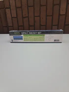 1213 GREY PNEUMATIC Drive Standard Impact Socket Set #2