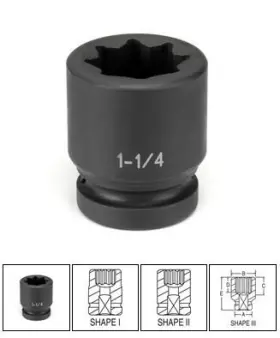4536S GREY PNEUMATIC Drive Point Standard