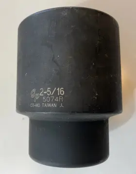 5074R GREY PNEUMATIC Gp Spline Standard Impact Socket