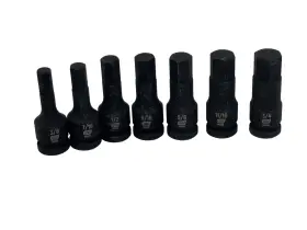 84640 GREY PNEUMATIC Hex Bit Socket Set Impact Drive Tools