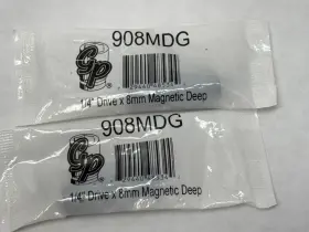 908MDG GREY PNEUMATIC Gp Drive Magnetic Socket Tool Pack