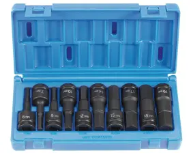 B0002OZGMQ GREY PNEUMATIC Drive Hex Driver Set