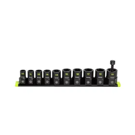 GETXBM10S GRIP EDGE Tools Drive Rpt Socket Extractor Set Siz