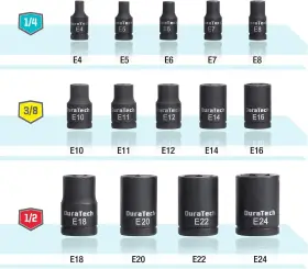 14PIECE HANGZHOU GREAT STAR INDUSTRIAL CO Impact Socket Set #3