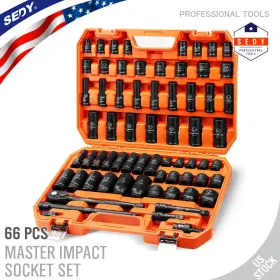 32568 HORUSDY Impact Shallow Socket Set Drive Point Master