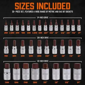 87010 HORUSDY Allen Socket Set Hex Bit #2