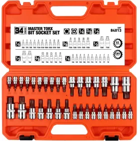 B0C9HWK2JH HORUSDY Master Torx Bit Socket Set Steel Solid