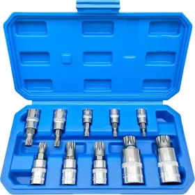 714839447065 HPBBKD Xzn Triple Square Spline Bit Socket Set