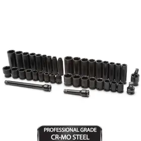 H38IMPSKT40BAS HUSKY Drive Impact Socket Set