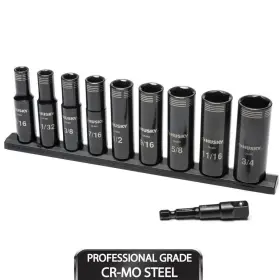 H3DHYBSAE10PC HUSKY Drive Wall Impact Socket Set