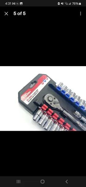 5823 HYPER TOUGH Drive Ratchet Socket Set