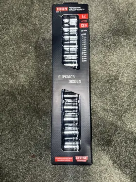 58097 ICON Drive Pro Shallow Socket Set