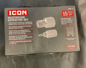 XMS-15 ICON PROFESSIONAL RATCHETING Spline Screw Extractor #3