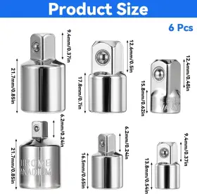 597189 INNOHHUSTLE Impact Socket Adapter Reducer Set #2