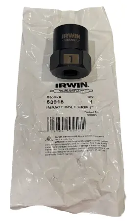 53918 IRWIN Bolt Grip Impact Extractor Square Drive
