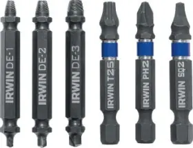 1876225 IRWIN HANSON Impact Screw Grip Double Ended Extractor