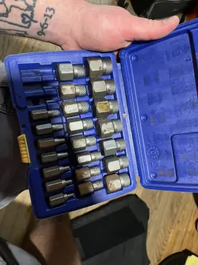 53227 IRWIN HANSON Spiral Flute Screw Extractor Set #3
