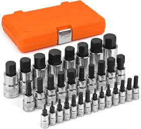 652569768190 JU JIAN TEC Master Hex Bit Socket Set Vanadium