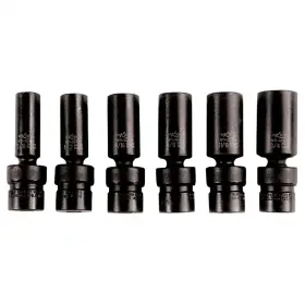 K Tool International 744759225504 Impact Socket Set 6-piece