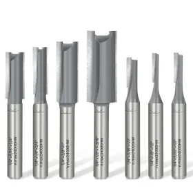KT-SRZD7 KEENTECH Straight Router Bit Set Shank Cutting