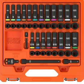 65148HD KLEIN Tools Knect Shallow Impact Socket Set
