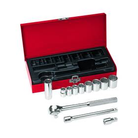 37A30281 KLEIN TOOLS Drive Socket Pack Combination Wrench Set