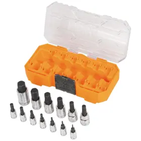 65213HEX KLEIN TOOLS Knurled Hex Bit Socket Set #2