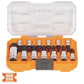 65213HEX KLEIN TOOLS Knurled Hex Bit Socket Set