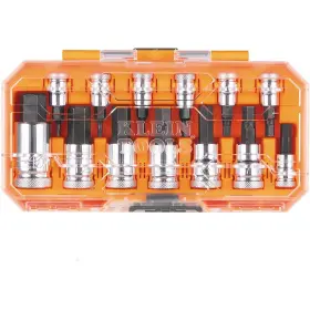 65213HEXM KLEIN TOOLS Knurled Hex Bit Socket Set #3