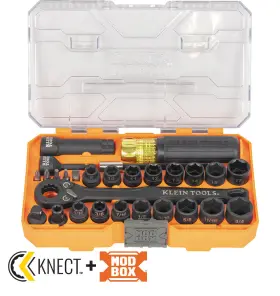 65400KNECT KLEIN TOOLS Knect Essential Impact Socket Set