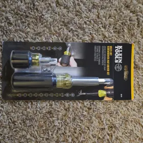 85518 KLEIN TOOLS Bit Screwdriver Nut Driver Set Stub