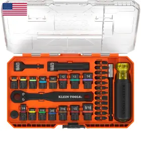 B0GWFLKM4D KLEIN TOOLS Impact Socket Set Knect