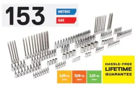 81798 KOBALT Specialty Socket Set Hex Square Torx