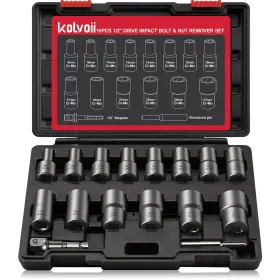 US-TK-017 KOLVOII Bolt Extractor Drive Impact Nut Remover Set