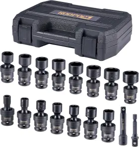 NP99240187 KOOPOOL Shallow Wobble Socket Impact Swivel Set