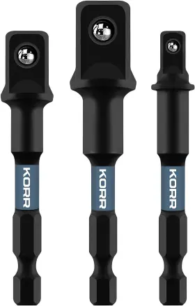 KIBPP023 KORR Tools Impact Socket Adapter Set Pack