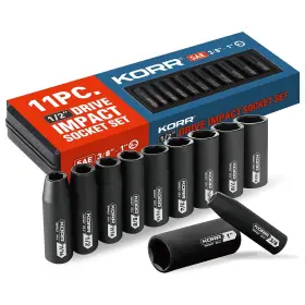 KSS001 KORR Tools Impact Socket Set Drive
