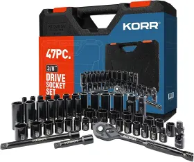 KSS003 KORR Tools Impact Socket Set Drive