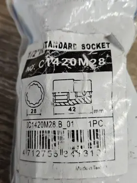 C1420M28 KT INDUSTRIES Pro Drive Impact Standard Socket #3