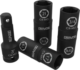 LX-111 LEXIVON Impact Socket Set Total Lug Nut Innovative #3