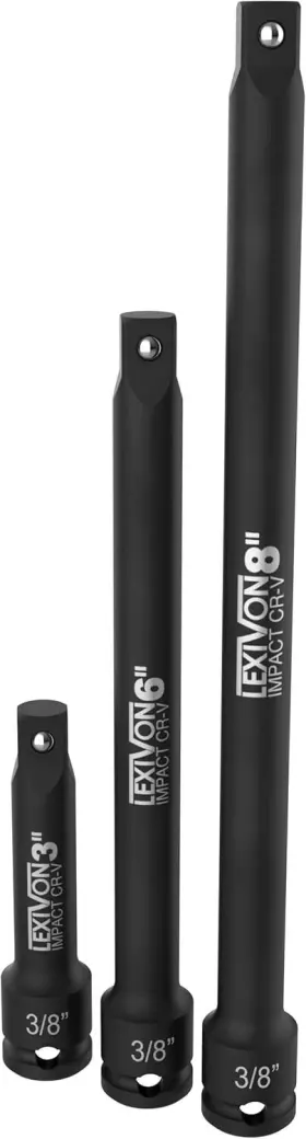 LX-114 LEXIVON Impact Driver Extension Bar Set Drive