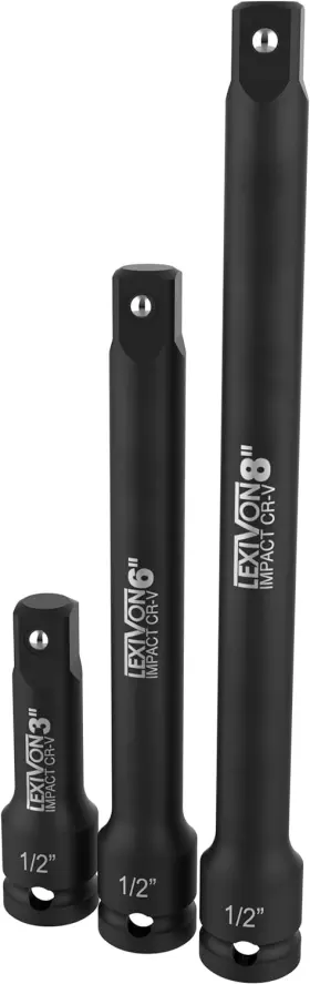 LX-115 LEXIVON Impact Driver Extension Bar Drive Set