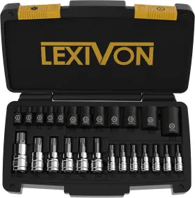 LX-148 LEXIVON Master Torx Bit Socket Set Alloy Steel
